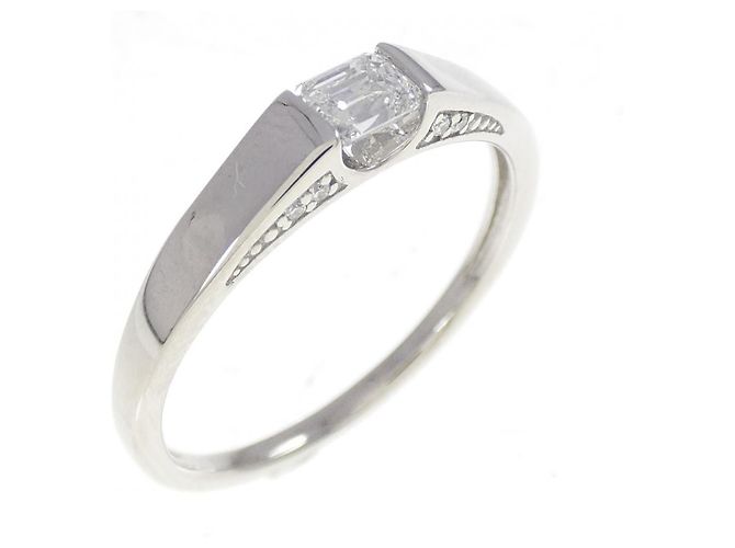 Autre Marque Anello Giovanni Stella Tokyo Platinum Diamond Argento