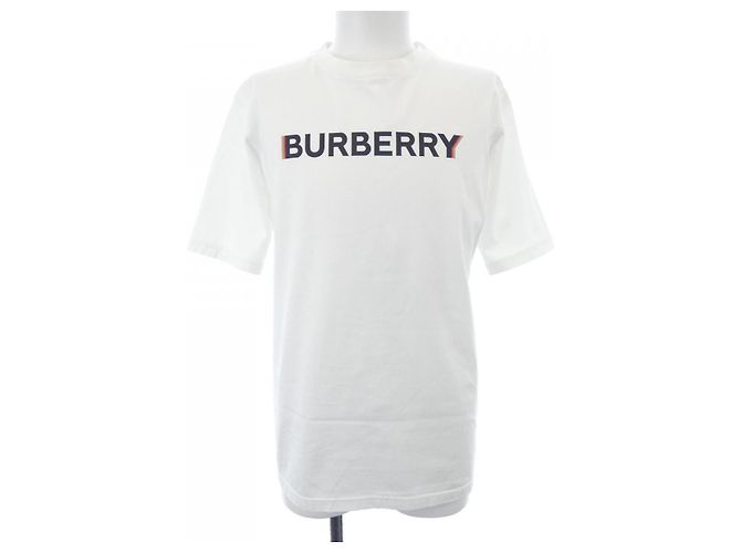 Camiseta de algodão Burberry Branco