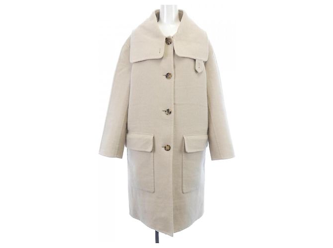 Hermès Hermes Kaschmir Mantel Beige