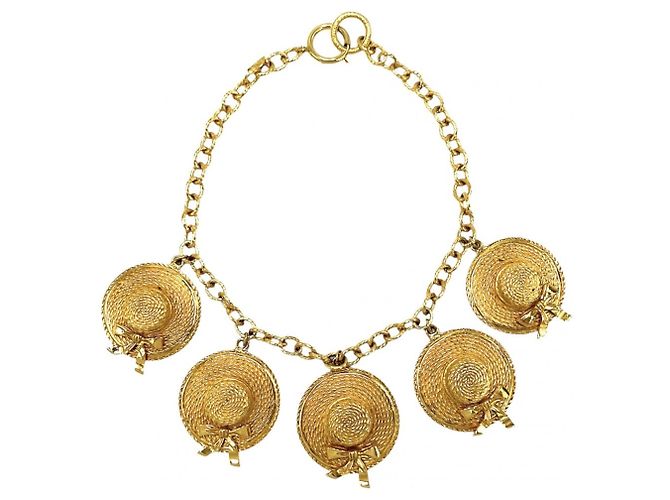 Collana Chanel Vintage placcata oro D'oro