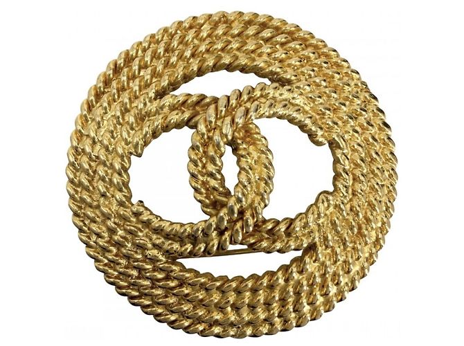 Spilla Vintage in Oro Chanel D'oro