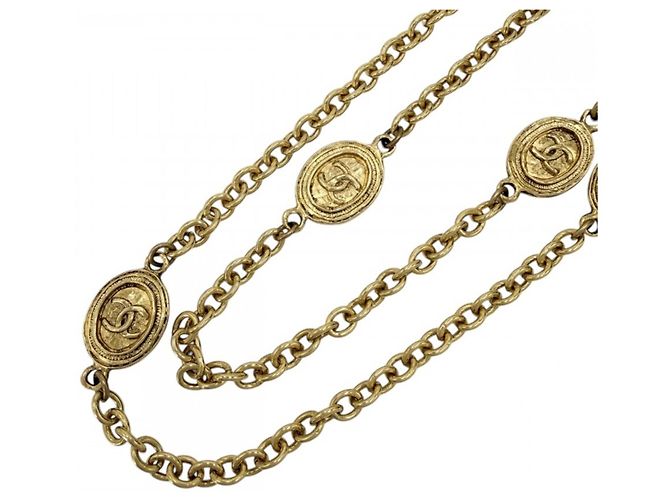 Collana lunga Coco Mark da donna Chanel D'oro 