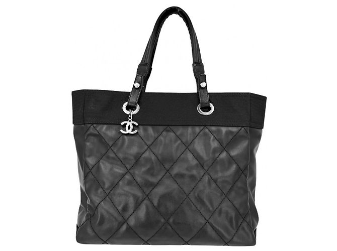 Borsa Tote Chanel Paris Biarritz MM Nero
