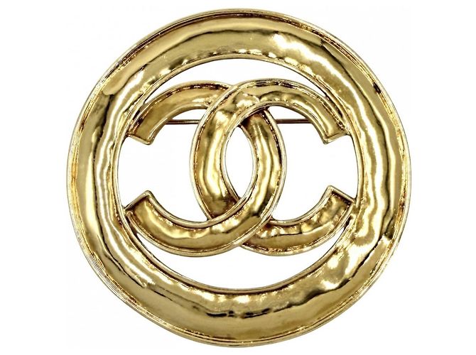 Spilla Chanel Vintage Gold D'oro