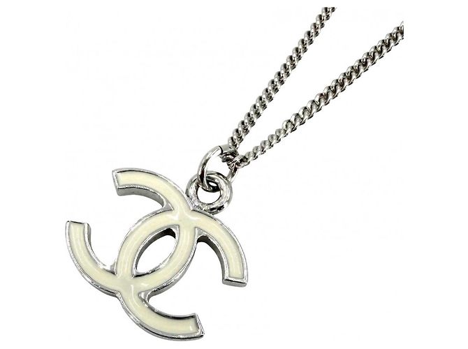 Collana da donna Chanel Argento Bianco