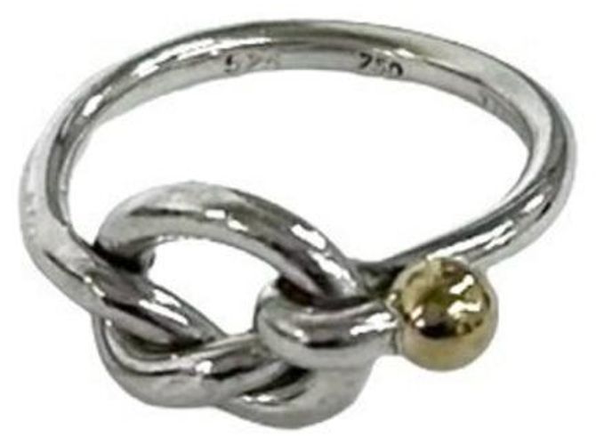 Tiffany & Co Tiffany Vintage Love Knot Ring Silber Golden
