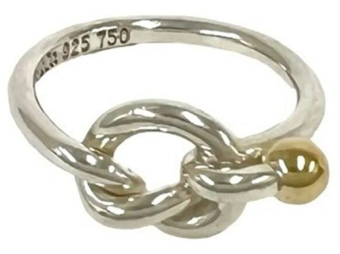 Tiffany & Co Tiffany Vintage Love Knot Ring Silber Golden