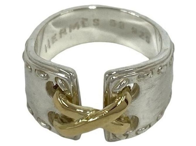 Ring Hermès Anello Band Hermes Mexico Argento D'oro