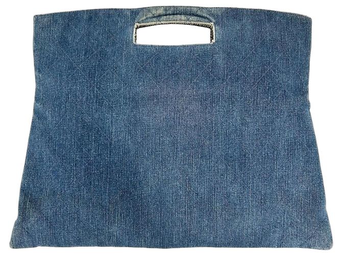 Bolsa Chanel Matelassé Denim Azul