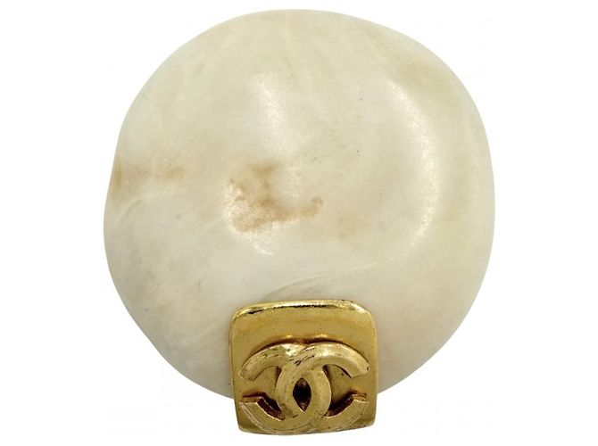Timeless Spilla Chanel Vintage placcata oro D'oro
