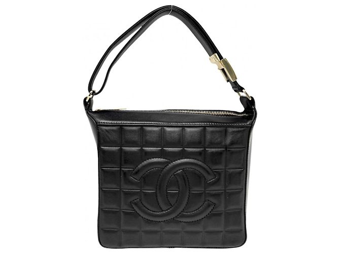 Chanel Handtasche aus schwarzem Leder