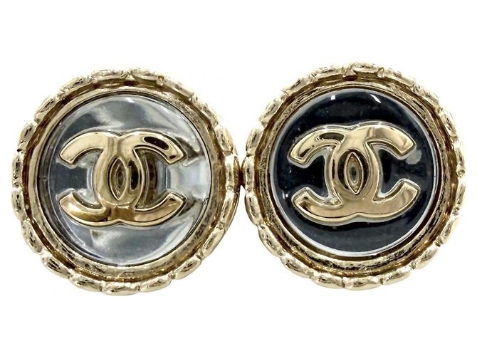 Orecchini a lobo placcati oro Chanel