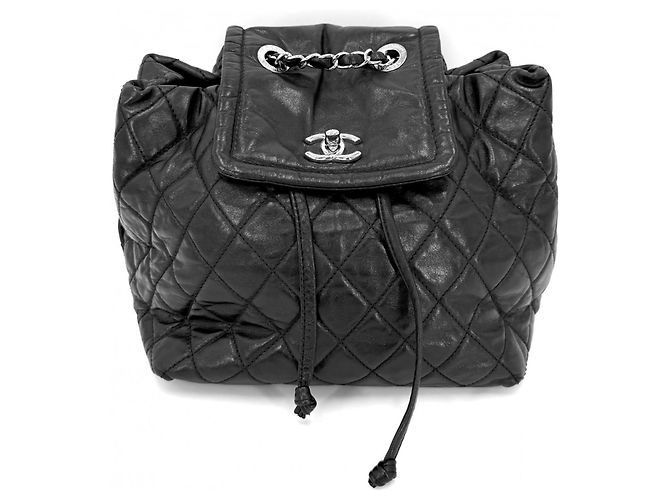 Borsa a tracolla matelassé da donna Chanel Nero