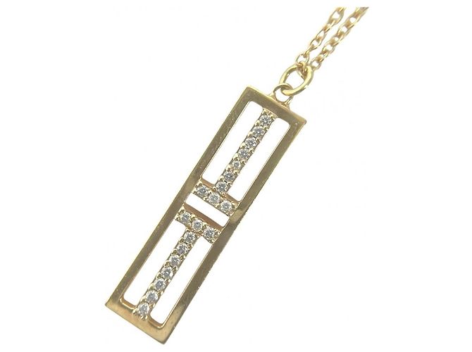 Tiffany T Colar com pingente Tiffany & Co. T-Two com barra vertical aberta