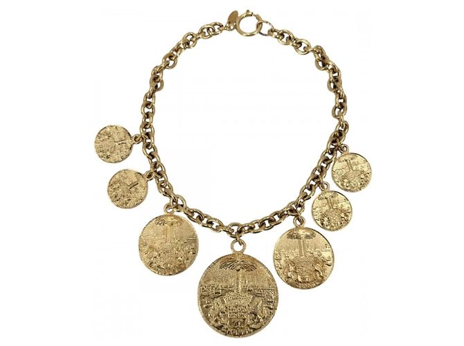 Collana Chanel Vintage Gold D'oro