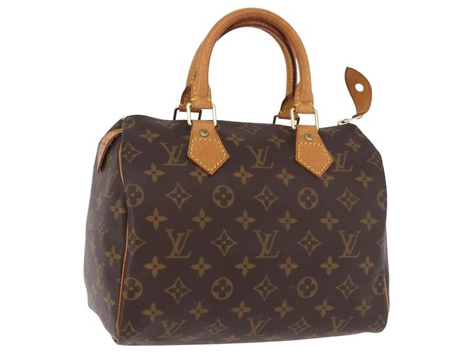 LOUIS VUITTON Bolsa Monogram Speedy 25 M41528 LV Auth 189204A Monograma