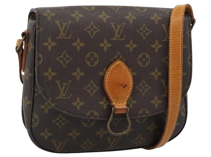 LOUIS VUITTON Bolsa de Ombro Monogram Saint Cloud GM M51242 LV Auth 190159 Monograma