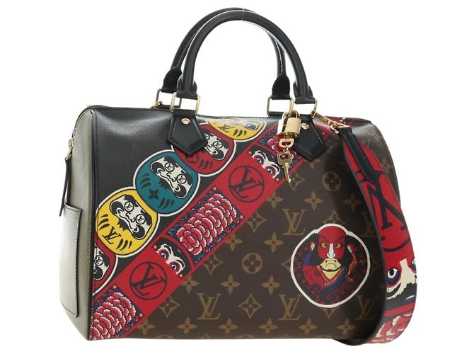 LOUIS VUITTON Bolsa Monogram Kabuki Speedy 30 M43505 LV Auth 189086SAM Monograma