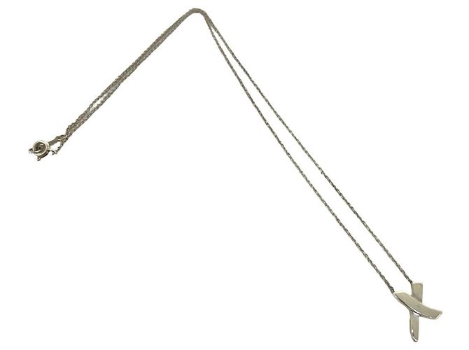 Tiffany & Co Collana Tiffany Vintage Kiss Argento