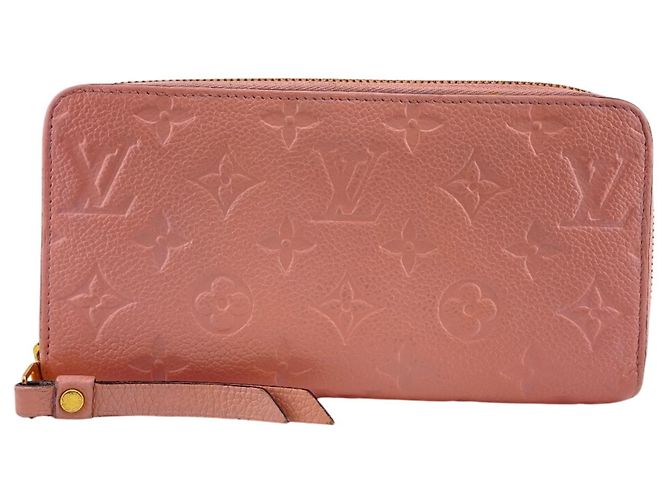 Zippy Cartera larga rosa Louis Vuitton