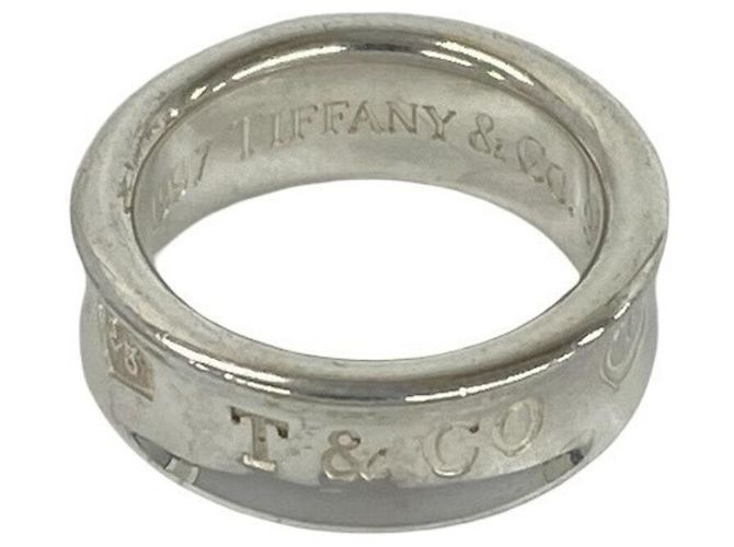Tiffany & Co. Vintage Narrow Band Ring Silber