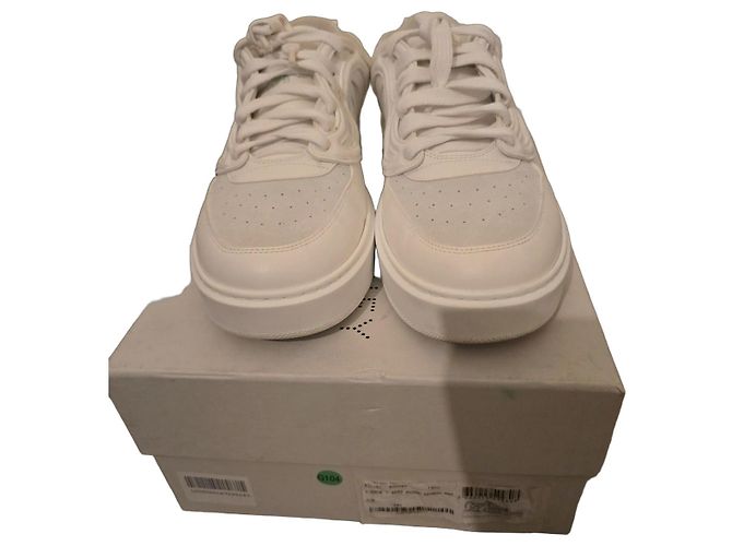 Stella Mc Cartney Stella McCartney Weiße Leder-Sneaker