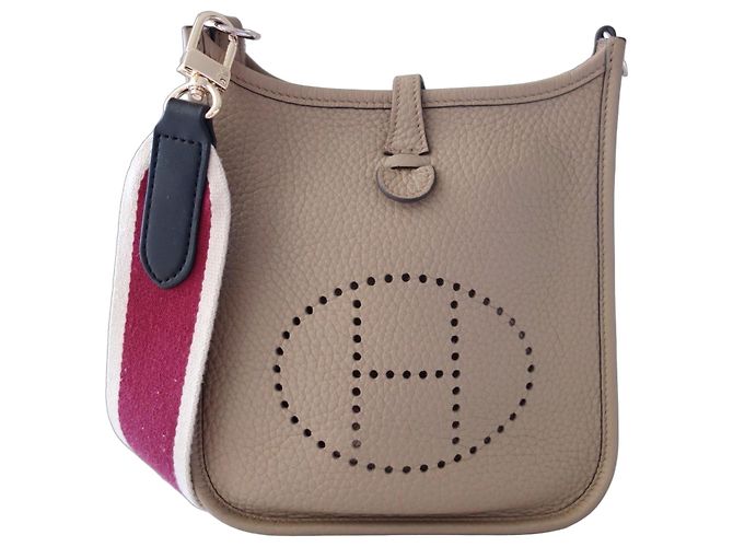 Hermès Evelyne Amazone Handtasche Étoupe Grau