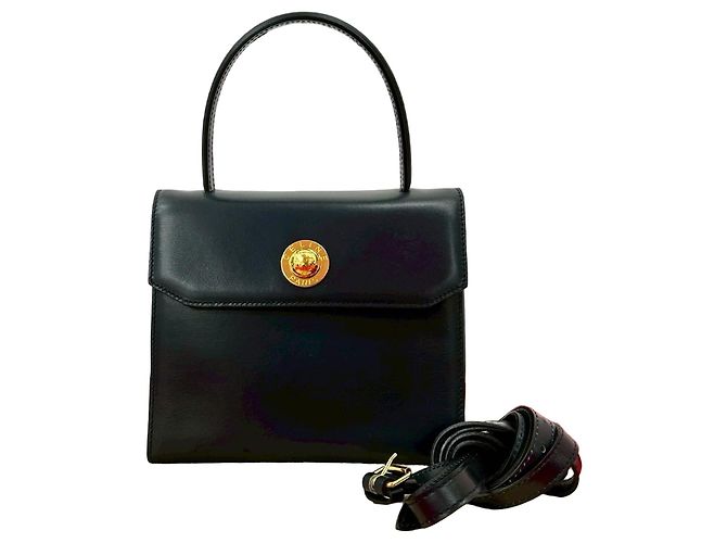 Céline Bolsa 2way de couro Celine Preto
