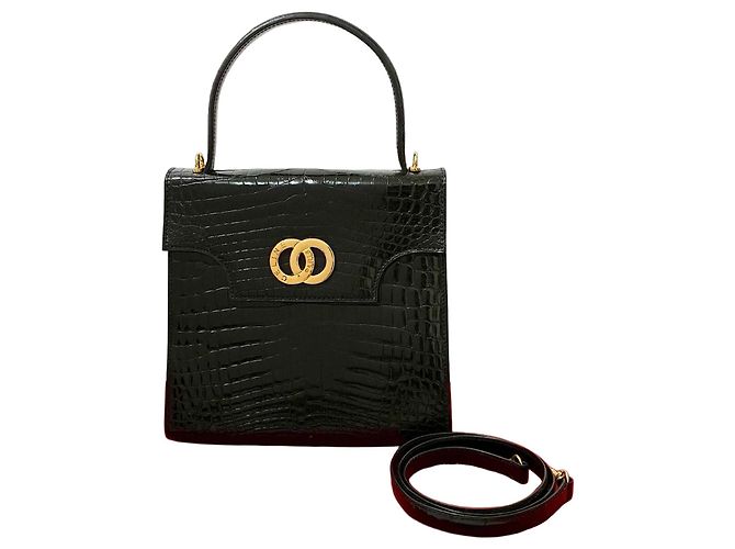 Céline Borsa 2way in pelle Celine Nero