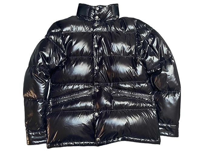 Moncler Rateau Shiny Black Puffer Jacket