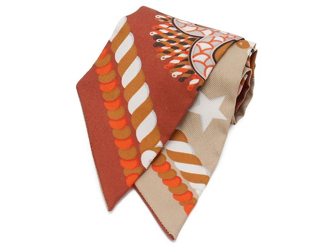 Silk In Hermès Sciarpa Twilly HERMES Multicolore Seta