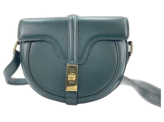 Céline Celine 16 Seize Buzas Small Shoulder Bag Verde