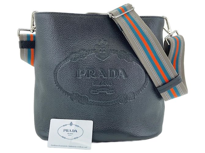 Borsa a tracolla nera Prada Nero