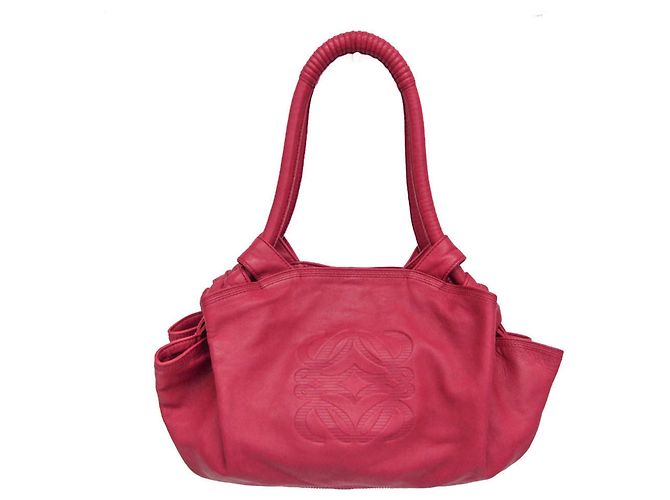 Bolsa de mão de couro Nappa Aire para mulher Loewe Rosa