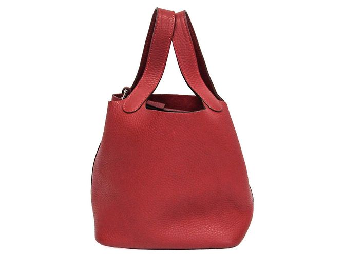 Hermès Borsa Hermes Picotin PM Rosso 