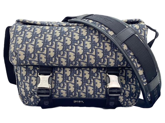 Borsa a Spalla Christian Dior Hit the Road Blu navy
