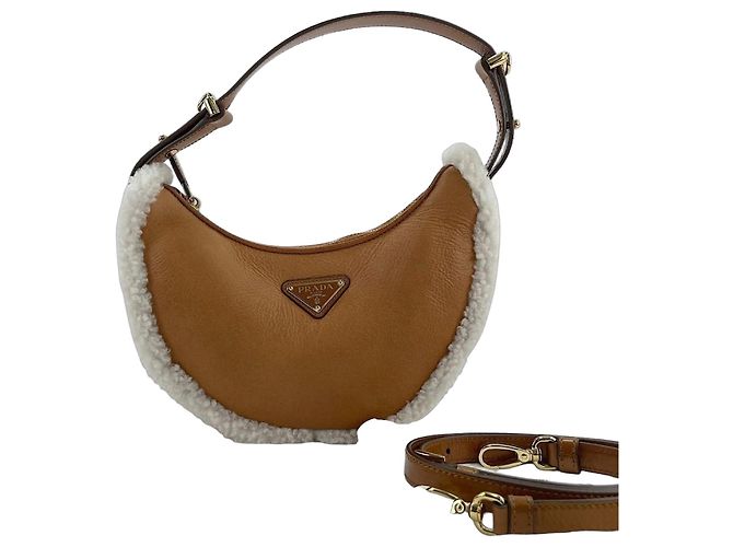 Borsa a tracolla PRADA Arche di Prada Marrone
