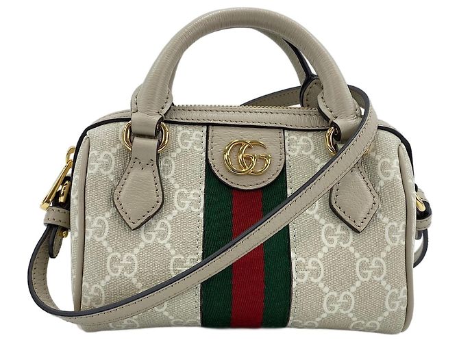 Borsa 2-Way Gucci Sherry Line in beige