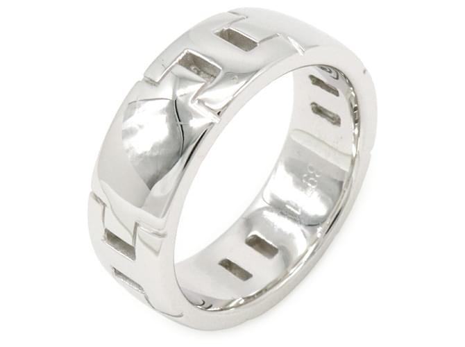 Hermès Hermes Hercules Ring aus 18K Weißgold Silber 