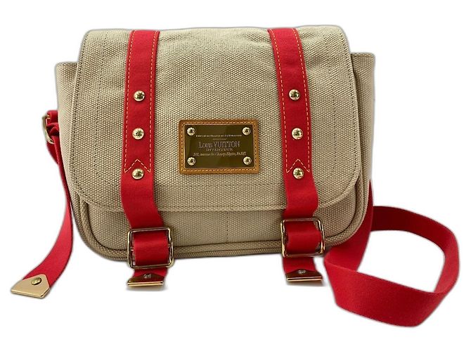 Borsa a Spalla Louis Vuitton Antigua Buzas PM Beige