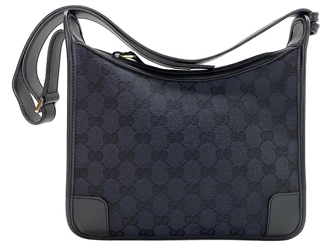Borsa a tracolla nera Gucci Nero