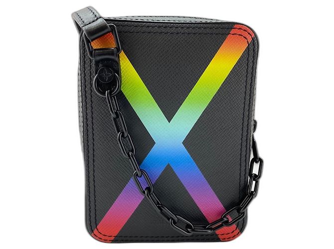 Borsa a tracolla Louis Vuitton Danube Messenger Nero