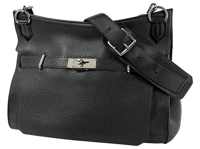 Hermès Bolsa Transversal Hermes Jypsiere 37 Preto