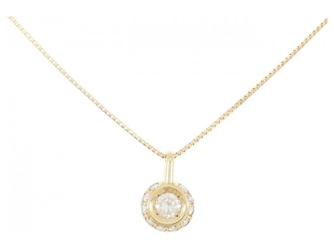 Autre Marque Collana con Diamanti Au750 D'oro