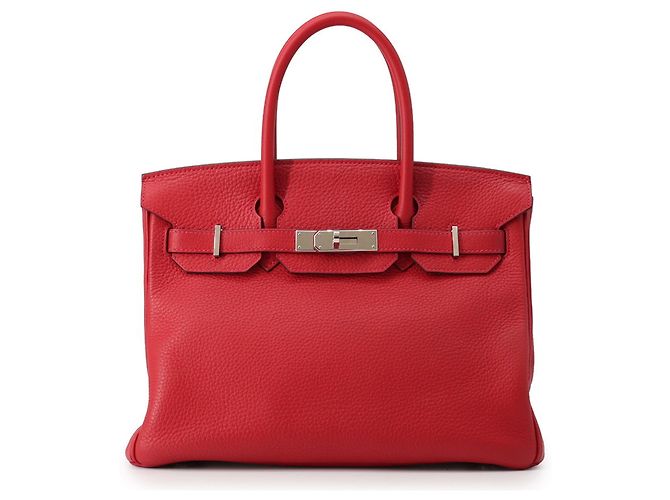 Hermès Bolso Hermes Birkin 30 Rouge Casaque Roja