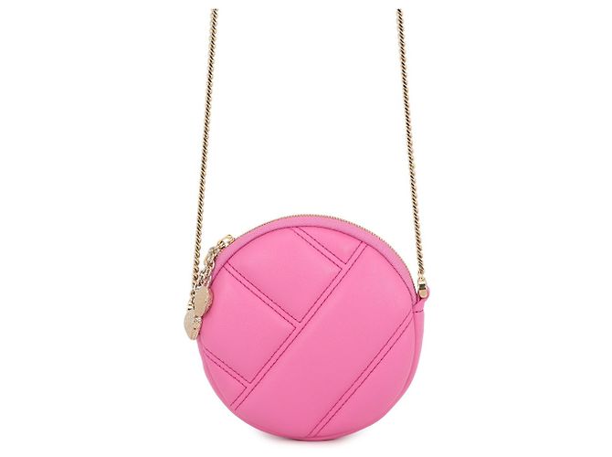 Bulgari Sac à main mini en cuir Bvlgari Cabochon Rose