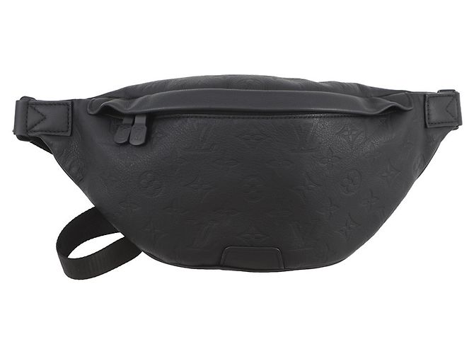 Louis Vuitton Monogram Shadow Discovery Bumbag PM Black
