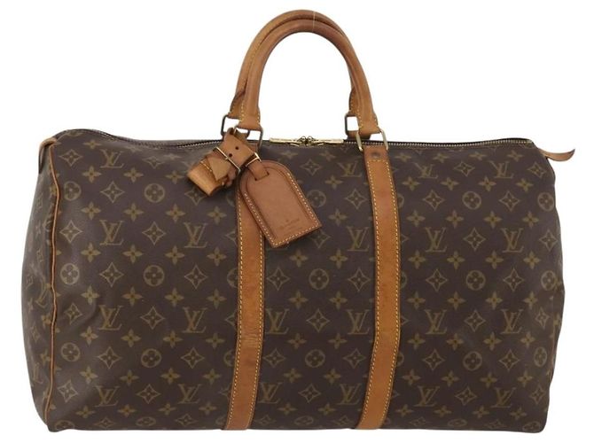 Louis Vuitton Keepall Monogram Canvas 50 Brown