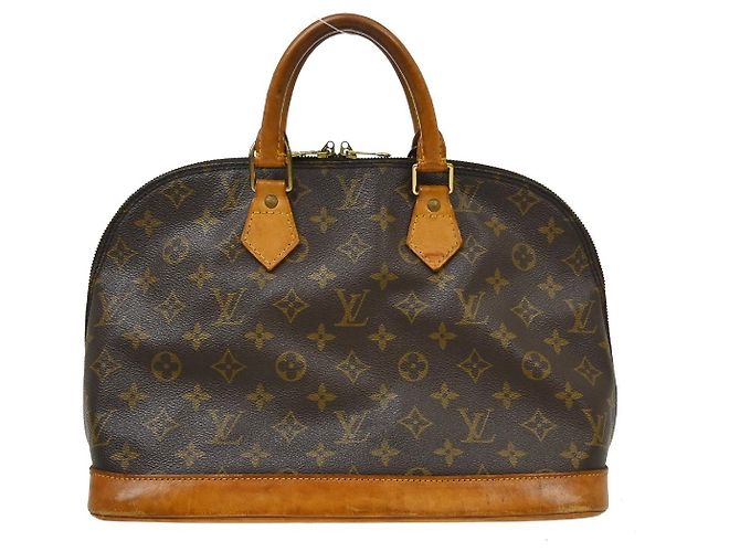 Louis Vuitton Alma Monogram Canvas MM Brown