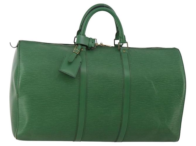 Louis Vuitton Keepall Epi Leather 50 Vert